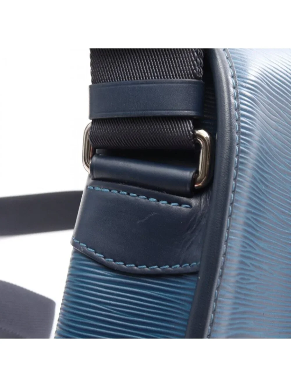 Louis Vuitton Shoulder Bag Messenger Downtown BB Epi Blue Azur Leather
